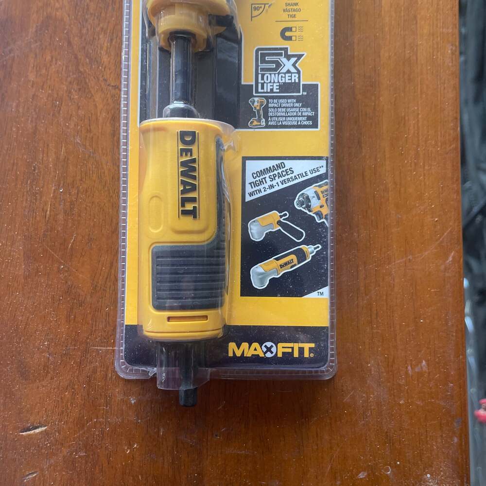DEWALT MAXFIT 2-Piece Right Angle Attachment 1/4" Shank DWAMRA - Picture 3 of 5